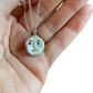 Angry Eyes Sterling Silver Pendant with Rubies