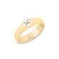 Sad Face Signet Ring in 9ct Gold :(