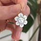 Grumpy Flower Pendant in Solid 925 Sterling Silver